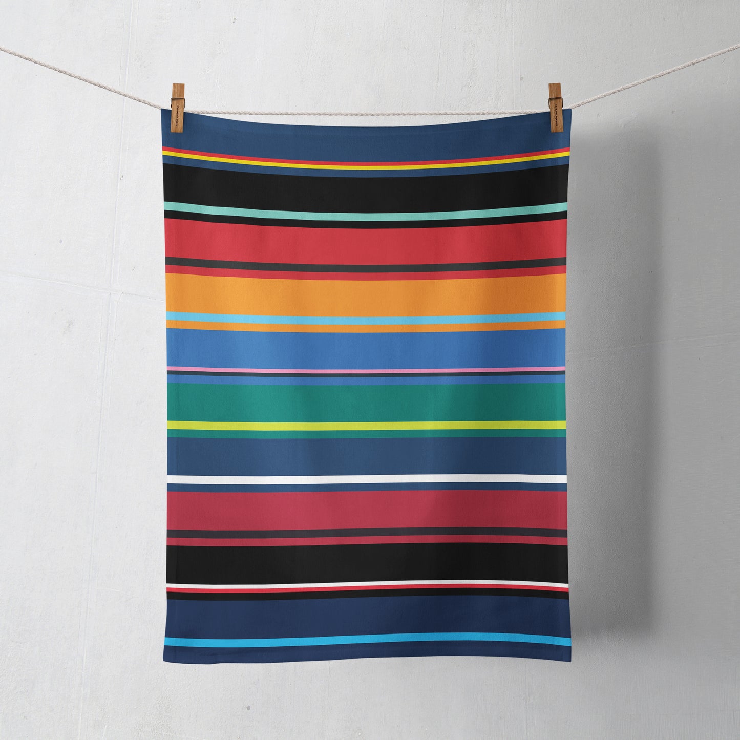 Grand Prix Tea Towel - Racing Stripes