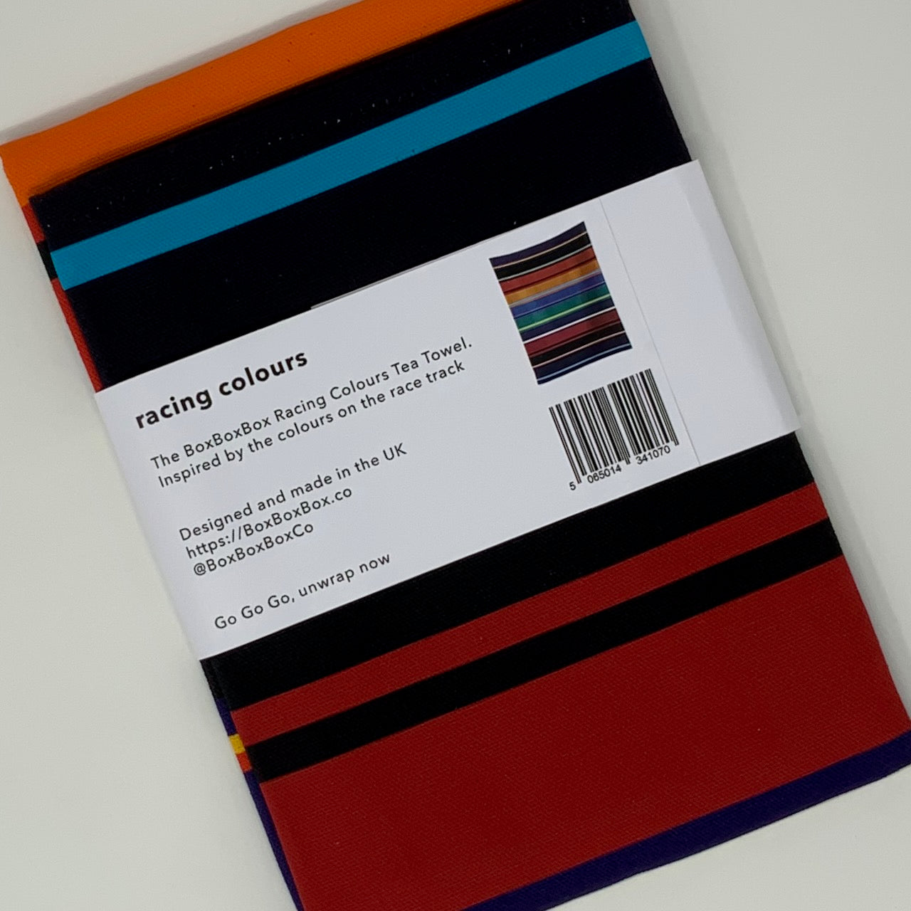 Grand Prix Tea Towel - Racing Stripes