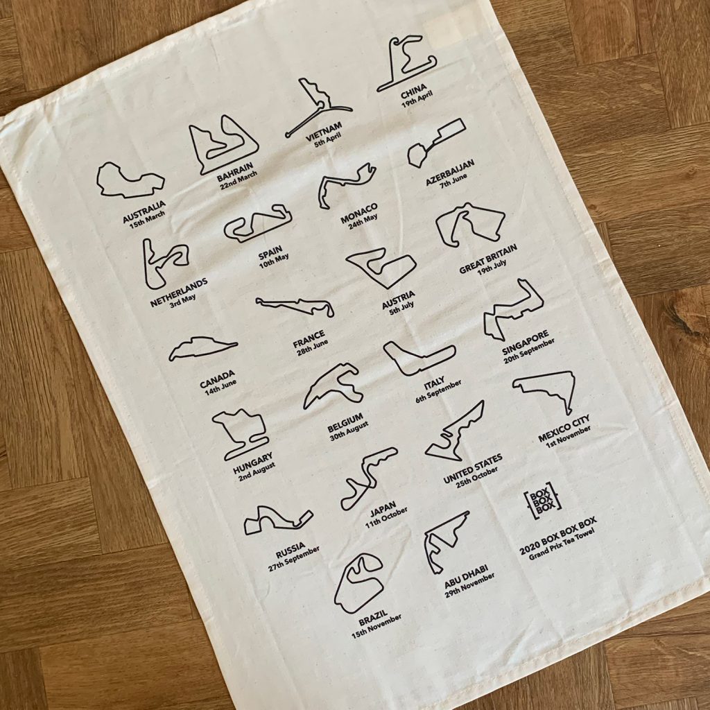 2020 Grand Prix Tea Towel