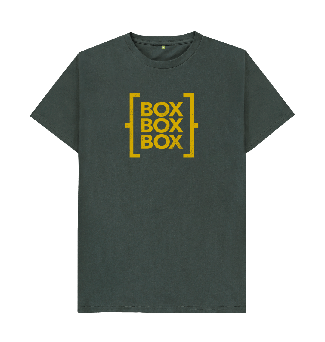 Dark Grey \"Box Box Box\" The T Shirt