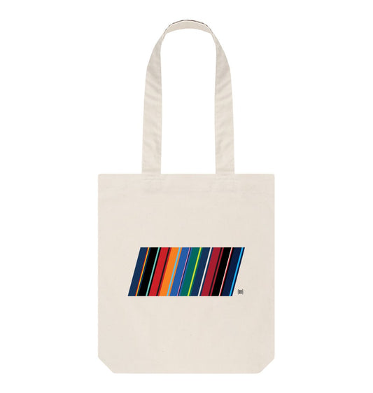 Natural Racing Colours Tote