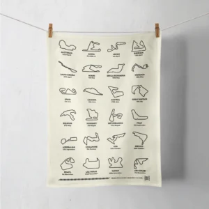 2025 Tea Towel - Tracks
